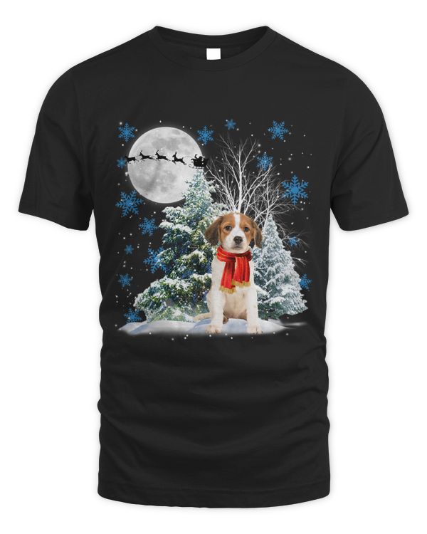 Kooikerhondje Under Moonlight Snow Christmas Pajama 93
