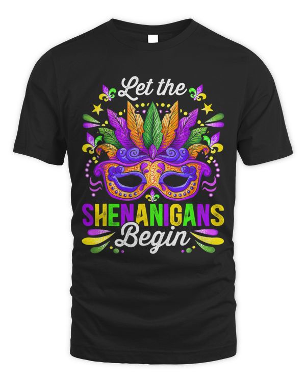 Mardi Gras Costume Let The Shenanigans Begin Mask 135