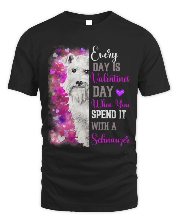 Womens Miniature Schnauzer Mom Funny Valentines Day Dog Lovers