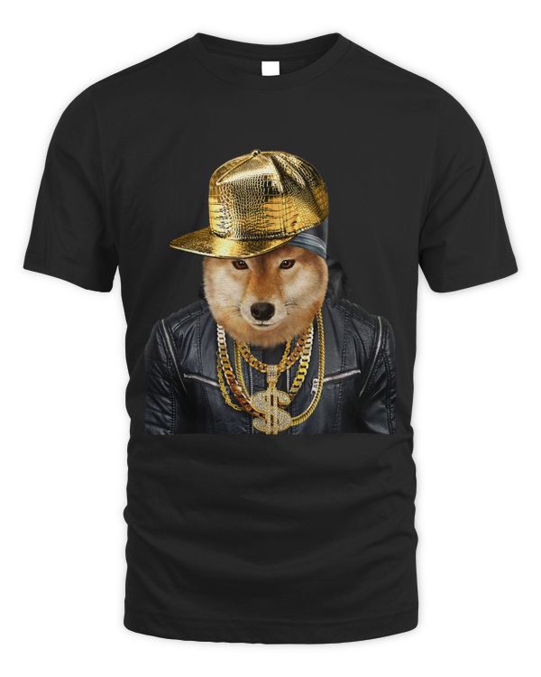 Shiba Inu Rapper as Hip Hop Artist Japanese Dog 282