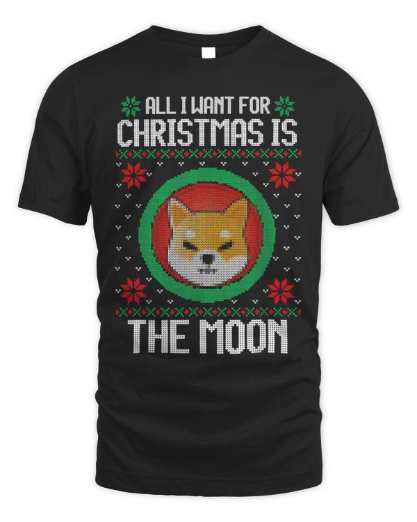 Shiba Inu Crypto Coin Ugly Christmas Shiba Inu 126