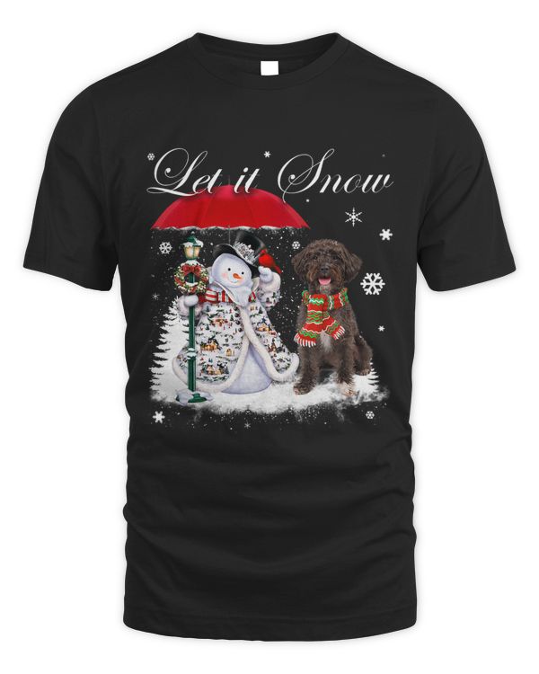 Schnoodle Santa Dog Christmas Snowman Xmas Pajama 382