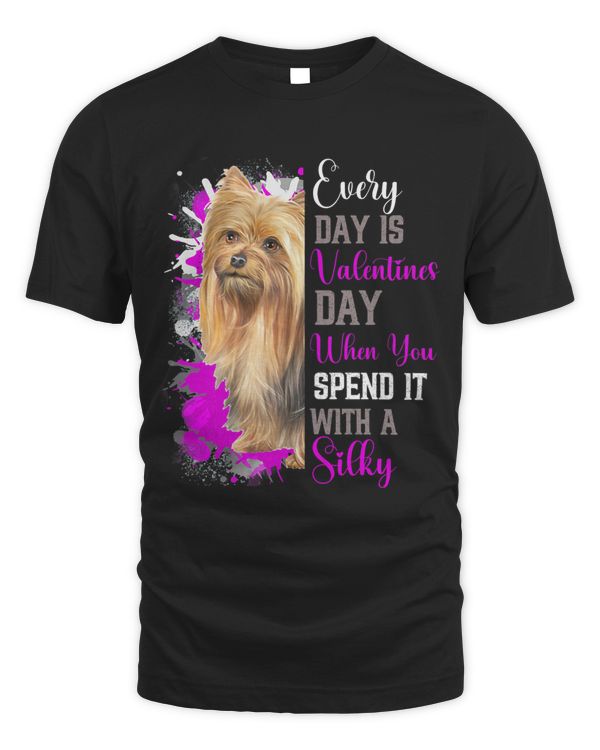 Funny Valentines Day Silky terrier Mom Mother Dog Australian