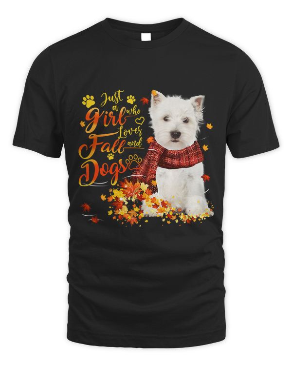 White Terrier Just A Girl Who Loves Fall And Dogs 338