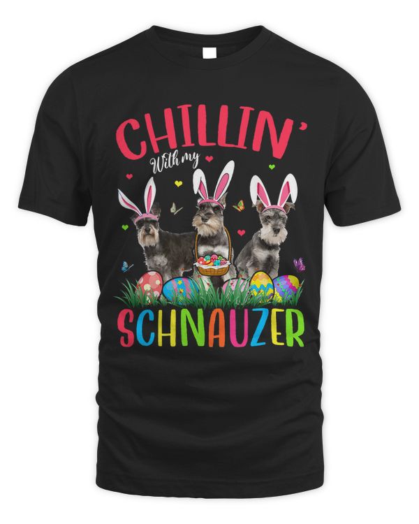 Chillin With My Schnauzer Easter Eggs Happy Easter