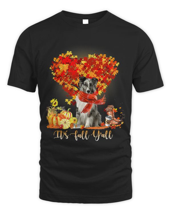 Its Fall Yall Shetland Sheepdog Dog Lovers Thanksgiving189