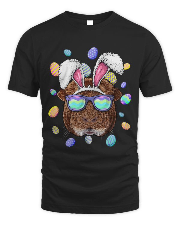 Guinea Pig Easter Bunny Ears Funny Easter Eggs Hunting