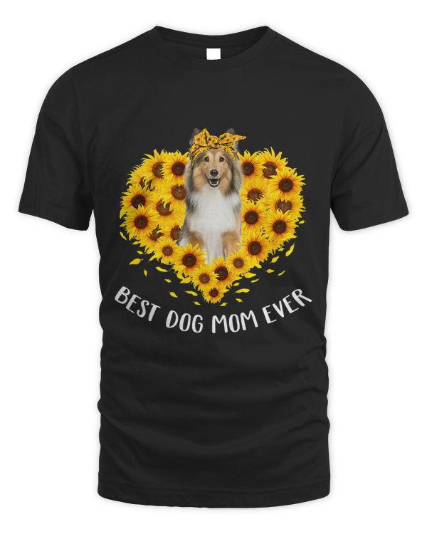Shetland Sheepdog Mom Sunflower Dog Mom Women