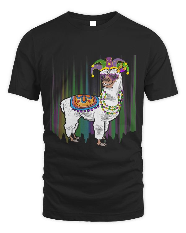 Beads Mask Mardi Gras Llama
