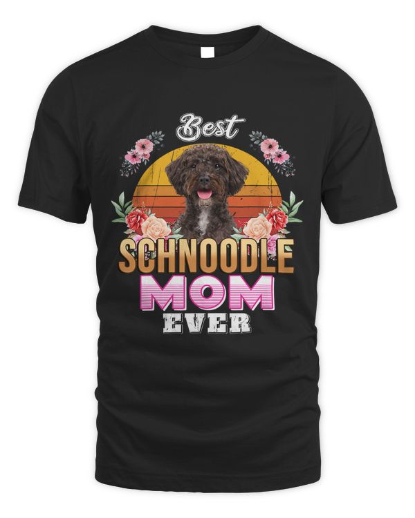 Vintage Best Schnoodle Mom Ever Mothers Day For Dog Mom