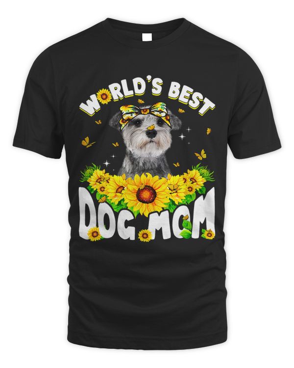 Worlds Best Schnauzer Dog Mom Funny Mothers Day