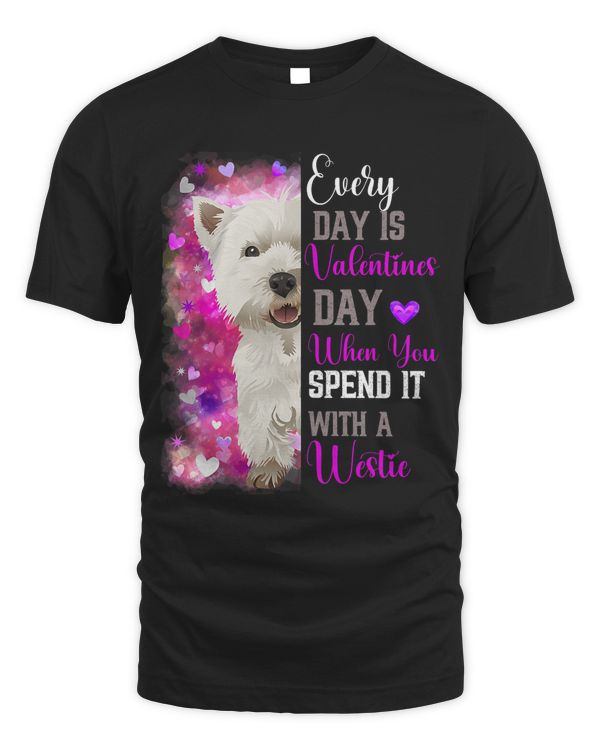 Womens Westie Mom Funny Valentines Day Dog Lovers West Highland