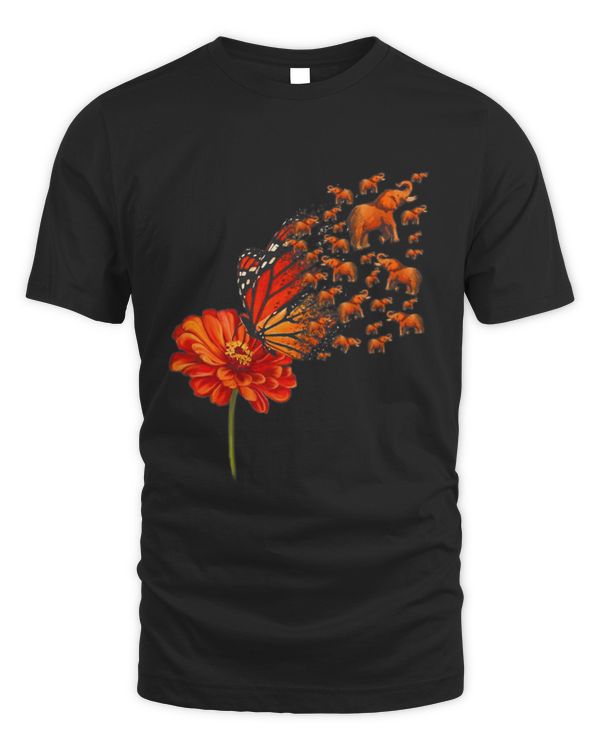 Butterfly Elephant Gerbera Daisy Flower Dandelion Tree