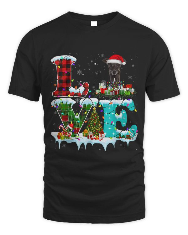 Greyhound Christmas Tree Light Pajama Dog Xmas 8