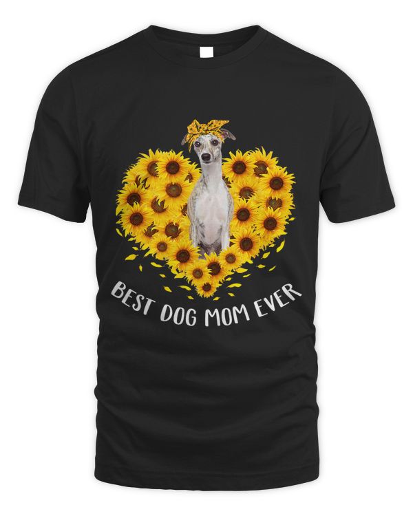 Whippet Mom Sunflower Dog Mom Women