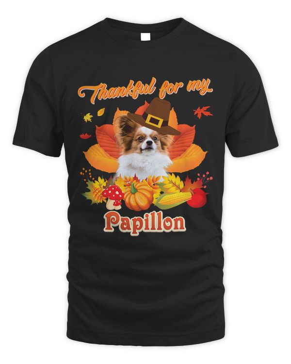 Thankful For My Papillon Dog Thanksgiving Im Pumpkin Fall 205