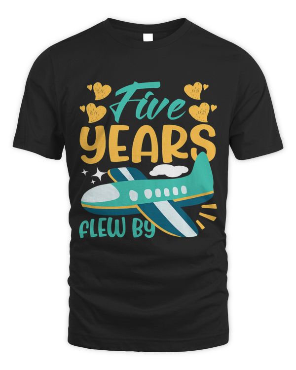 Airplanes For Kids Five Years Flew By Birthday