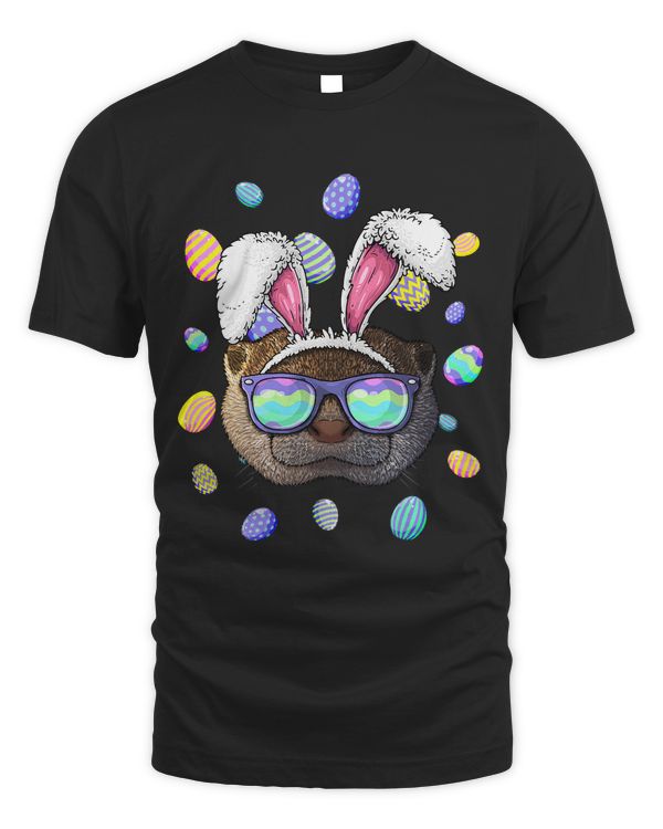 Otter Easter Bunny Ears Funny Easter Eggs Hunting