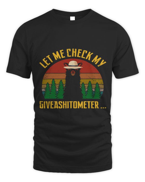 Let Me Check My Giveashitometer Nope Nothing Vintage Llama
