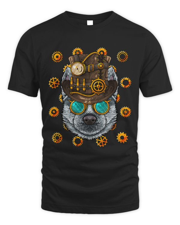 Steampunk Husky Medieval Victorian Steam Powered Dog