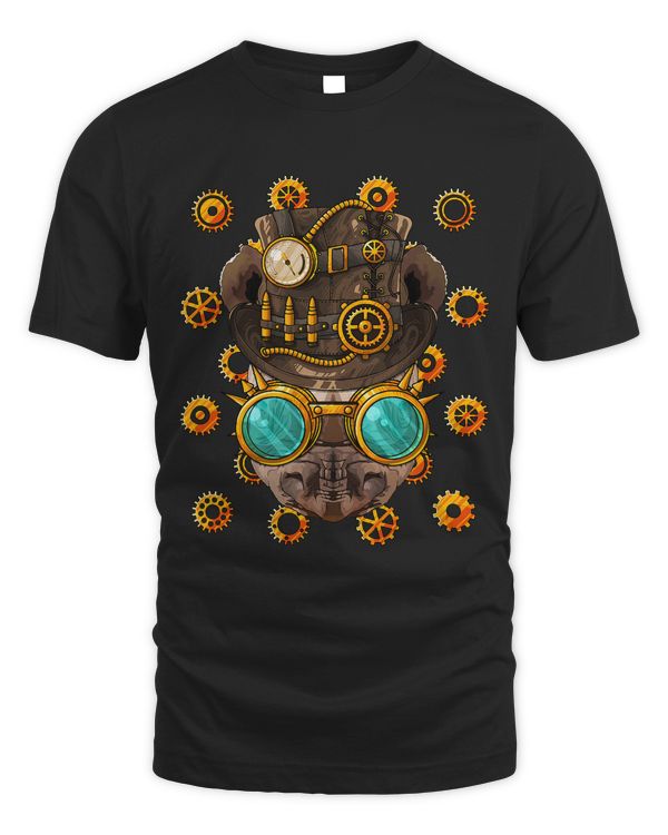 Steampunk Rhino Medieval Victorian Steam Powered Animal