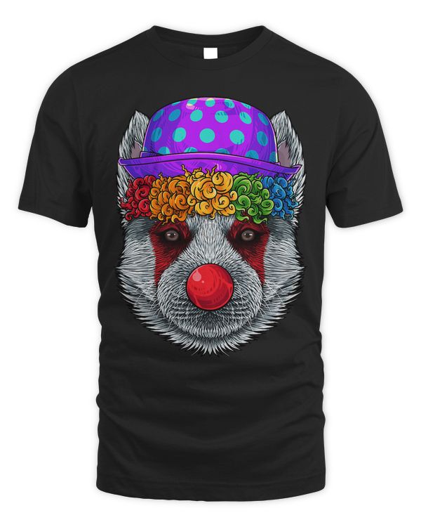 Funny Clown Husky Circus Carnival Costume Dog Theme Party20