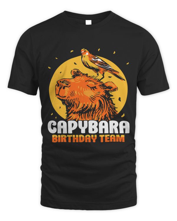 Capybara Birthday Team Lover Rodent Capybaras Animal