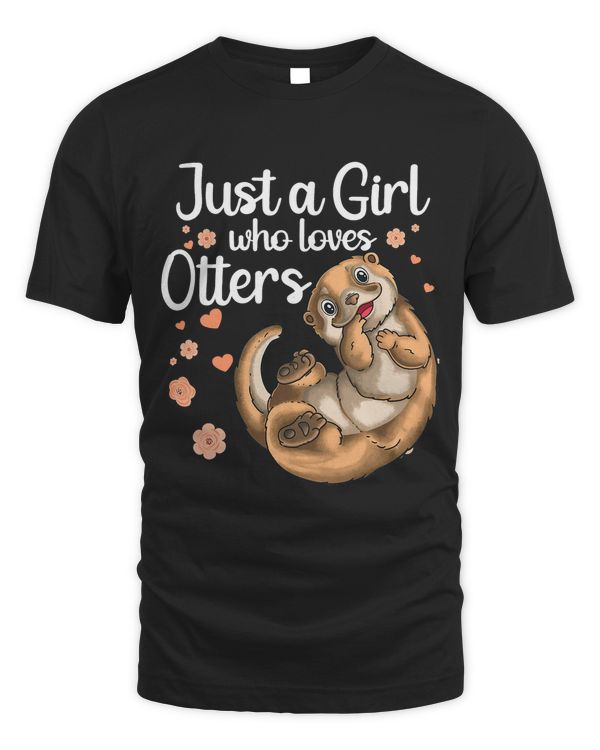 Cute Sea Otter Gifts Just A Girl Who Loves Otters Women 419