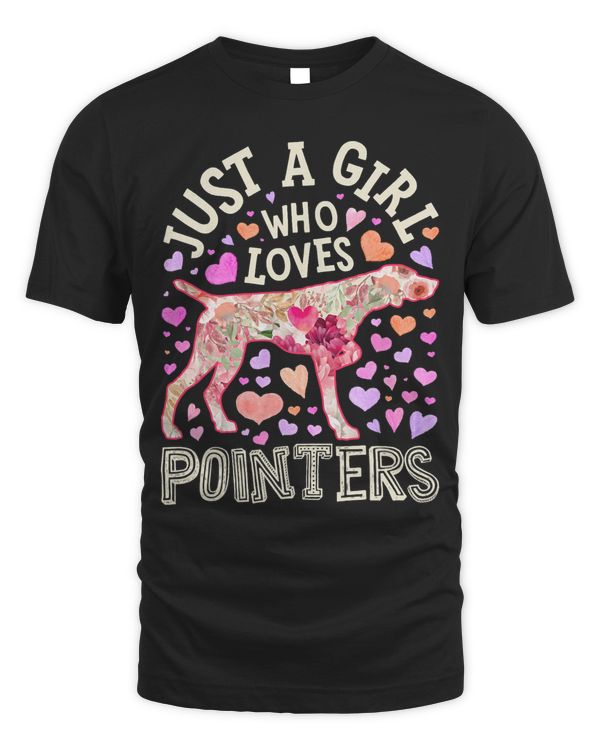 German Shorthaired Pointer Just A Girl Who Loves Dog Flower 130