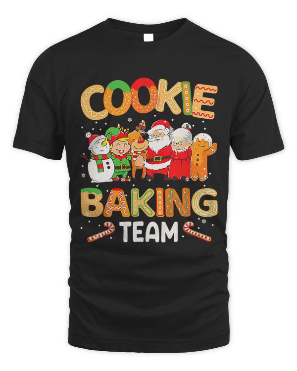 Cookie Baking Team Cute Gingerbread Family Christmas Holiday 406