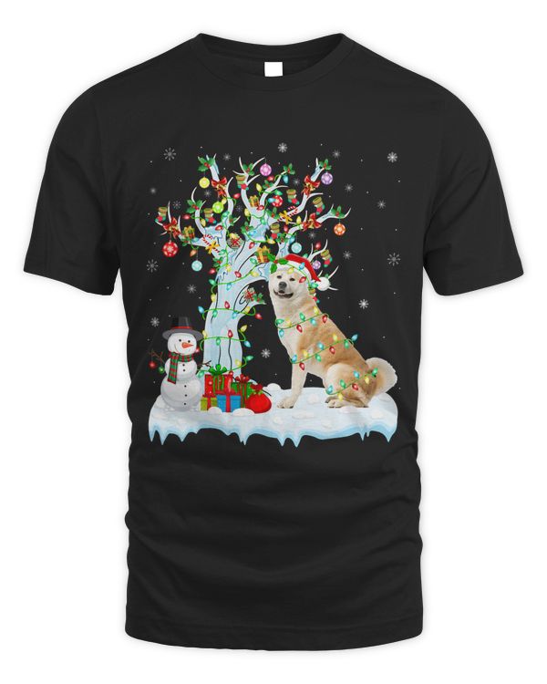 Akita Dog Xmas Element Tree Lighting Akita Christmas 11