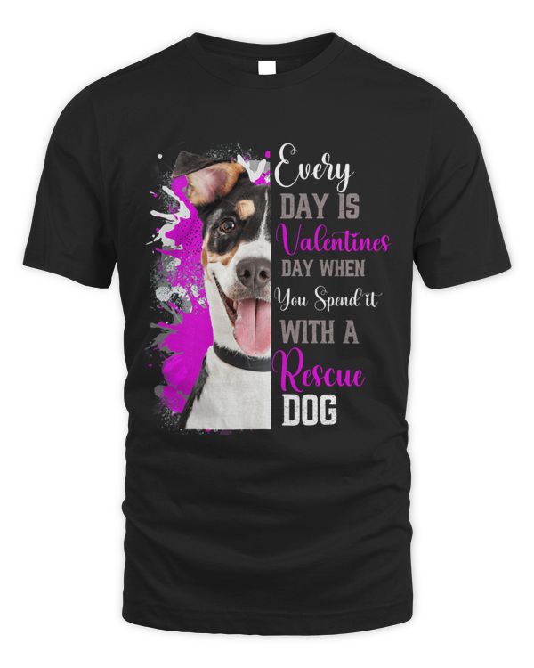 Funny Valentines Day Rescue Mom Mother Dog Doggie Puppy
