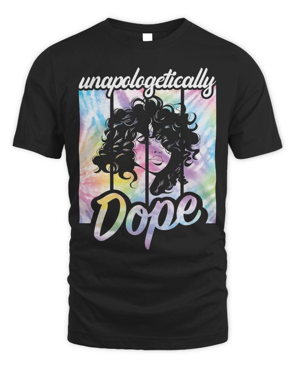 Unapologetically Dope Tie Dye Retro Black History Month