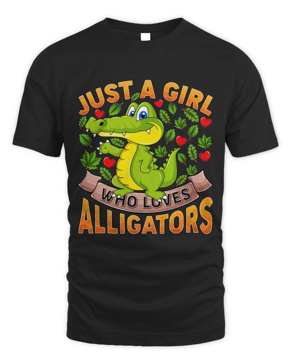 Alligator Animal Lover Just A Girl Who Loves Alligators 382
