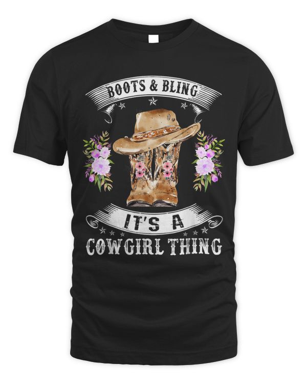 Boots Bling Its A Cowgirl Thing Cute Country Western Girl