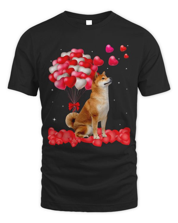 Shiba Inu Valentines Day Outfit Heart Dog Lover 33