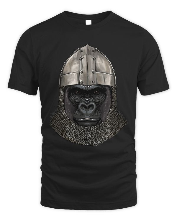 Medieval Gorilla Knight Warrior Gorilla Primate Animal Lover 17