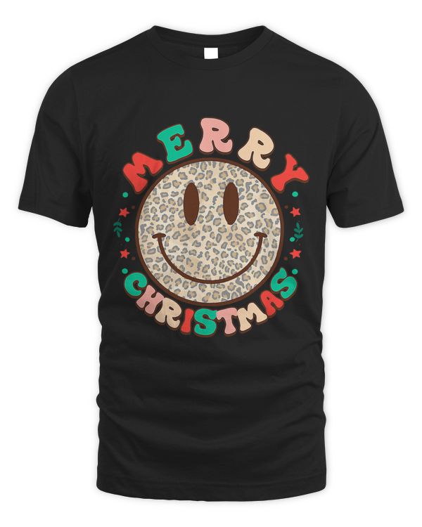 Retro Groovy Merry Christmas Funny Xmas Matching Pajamas 283