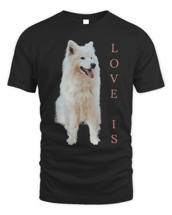 Samoyed Women Men Kids Dog Mom Dad Love Pet Gift Tee