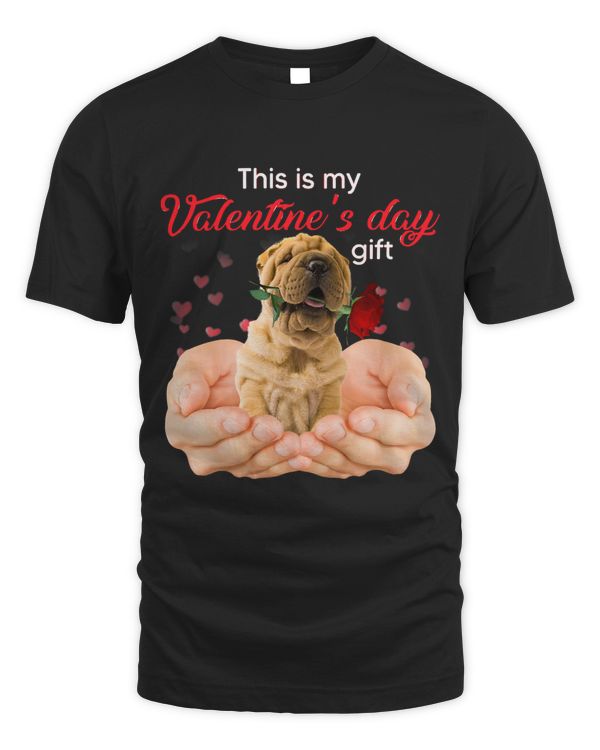 Cute Shar Pei This Is My Valentines Day Pajama