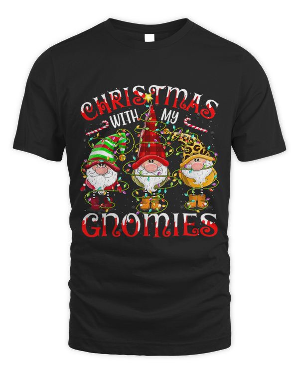 Christmas With My Gnomies Buffalo Red Plaid Leopard Family 395