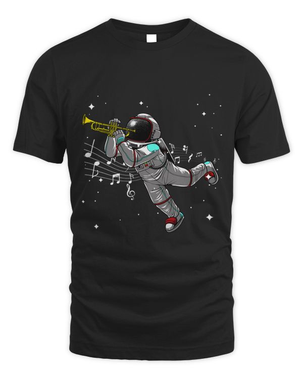 Cool Trumpet For Men Women Astronaut Trumpet Player Musician