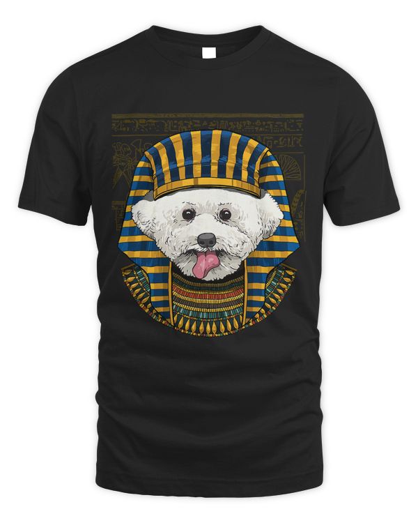 Bichon Frise Egyptian Pharaoh Historian Archaeologist Dog 119