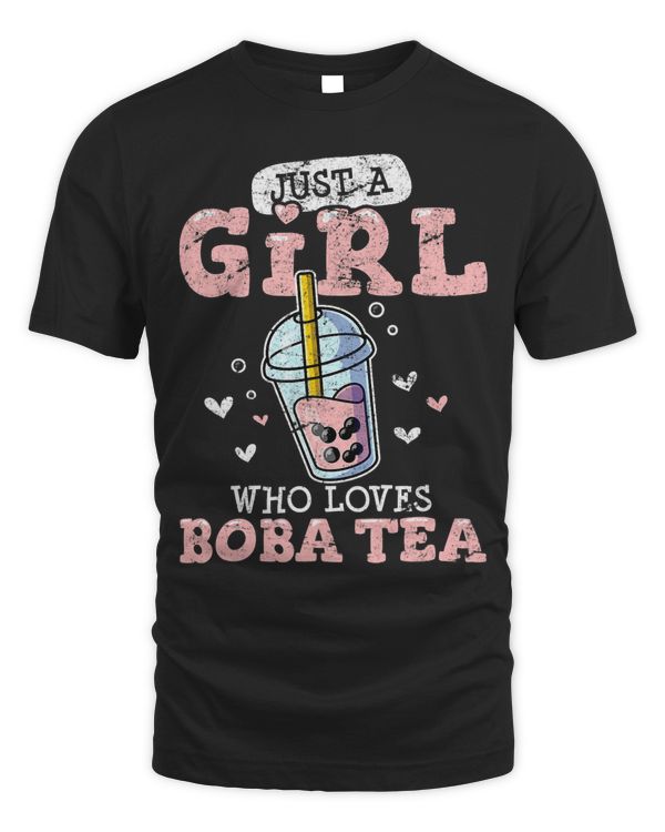 Just A Girl Who Loves Boba Tea Kawaii Style Bubble Milk Tea 256