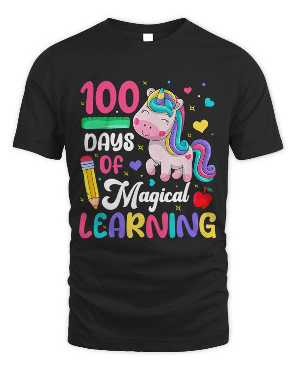 100 Days Of Magical Learning 100th Day Of School Unicorn