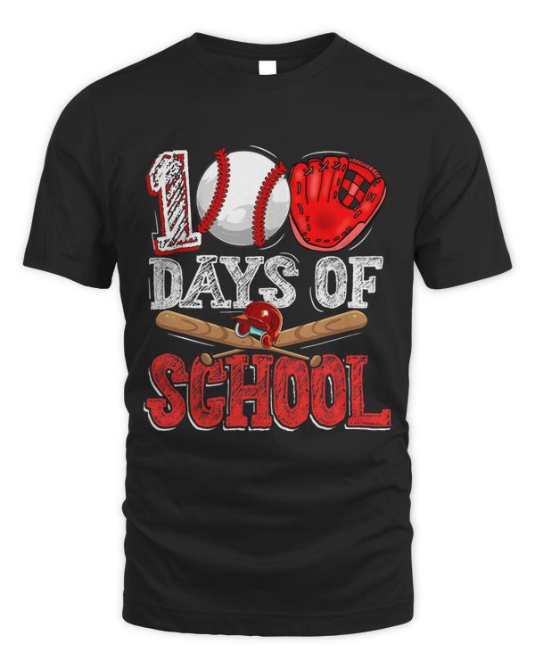100 Days of School Baseball 100th Day Of School Teacher Kids