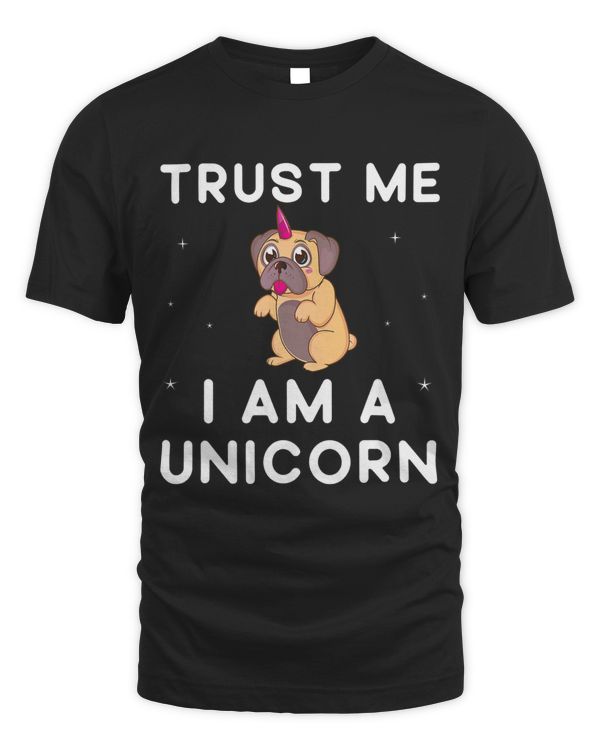Je Suis Un Chien Licorne Chien Carlin Drôle Enfants Filles