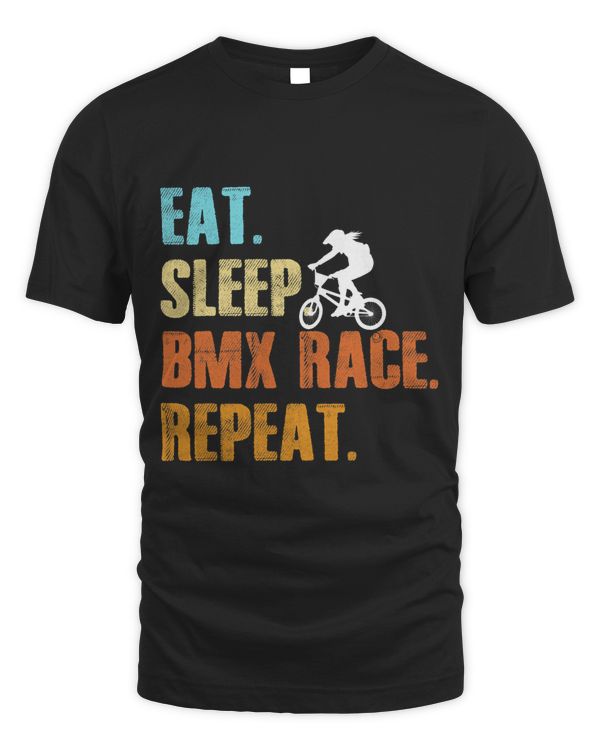 Eat Sleep BMX Race Repeat Womens Sport BMX Race