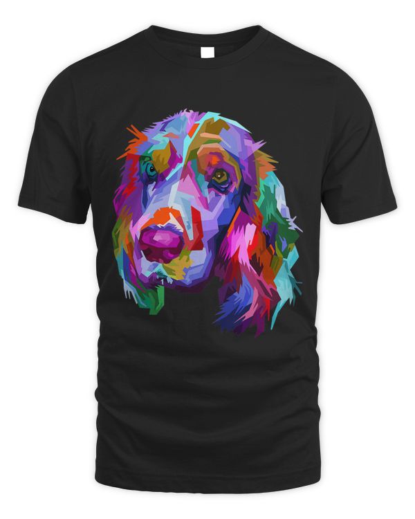 Colorful Pop Art Cocker Spaniel Portrait Dog Lover