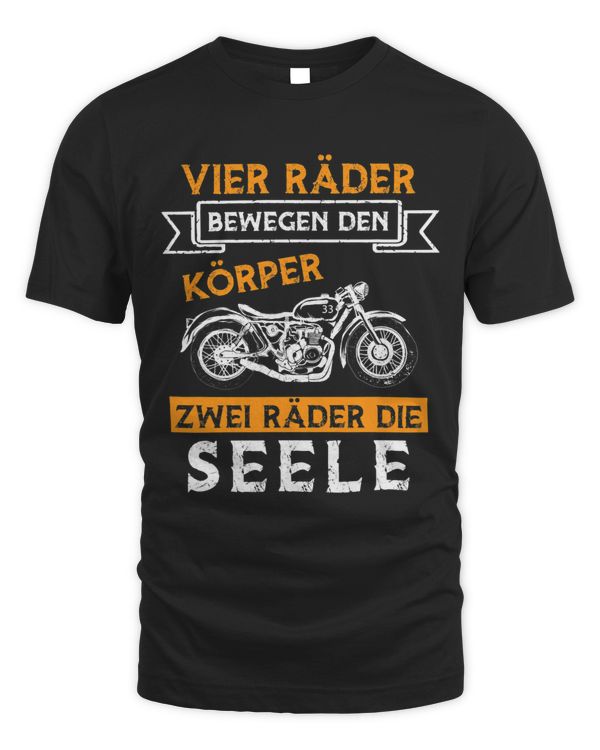 Four wheels move the body two wheels the soul motorcycle